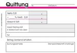 Quittung Allg